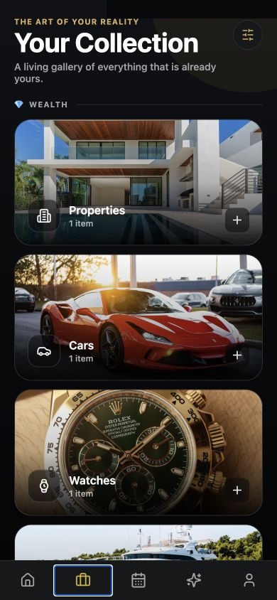 Wish Fulfilled profile and personal Reality settings